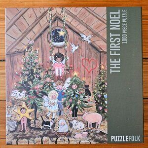 Puzzlefolk The First Noel 1000 Piece Puzzle